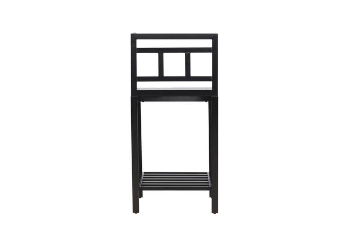 Venture Home Alicante garden kitchen corner table black/fiber concrete