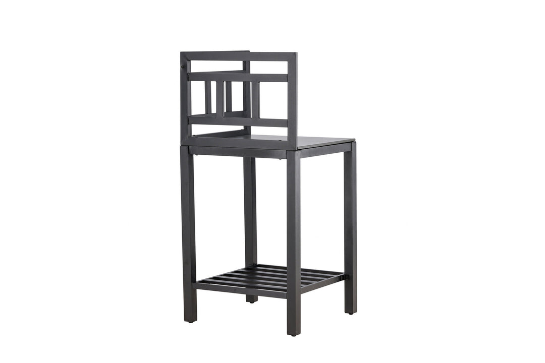 Venture Home Alicante garden kitchen corner table black/fiber concrete