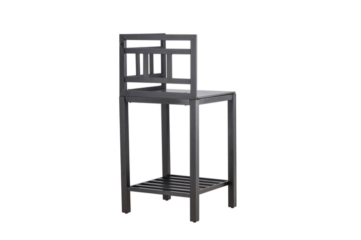 Venture Home Alicante garden kitchen corner table black/fiber concrete