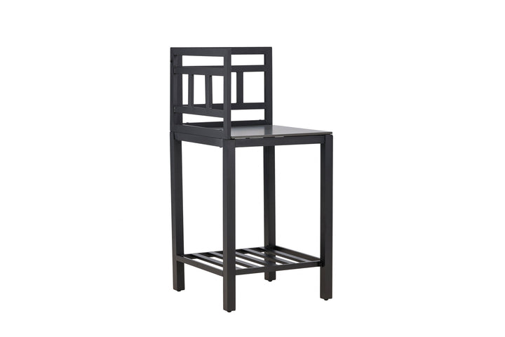 Venture Home Alicante garden kitchen corner table black/fiber concrete