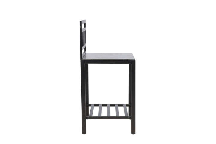 Venture Home Alicante garden kitchen table w/o hole black/fiber concrete