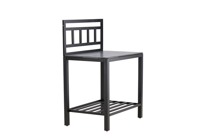 Venture Home Alicante garden kitchen table w/o hole black/fiber concrete