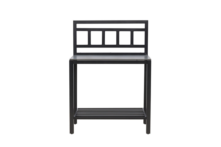 Venture Home Alicante garden kitchen table w/o hole black/fiber concrete