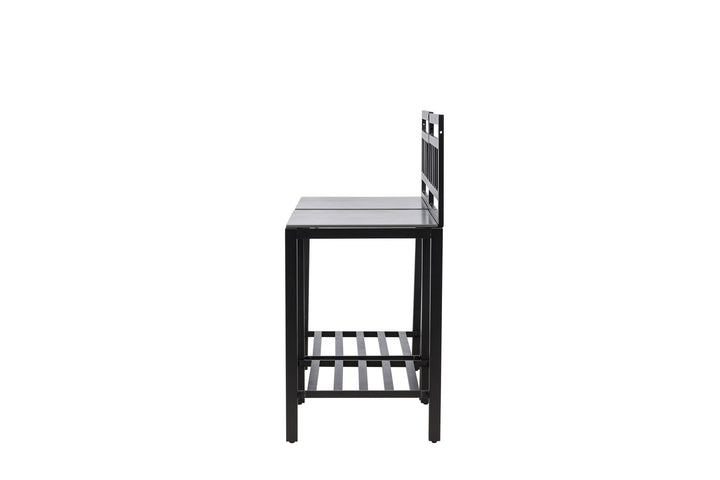 Venture Home Alicante garden kitchen table w/o hole black/fiber concrete