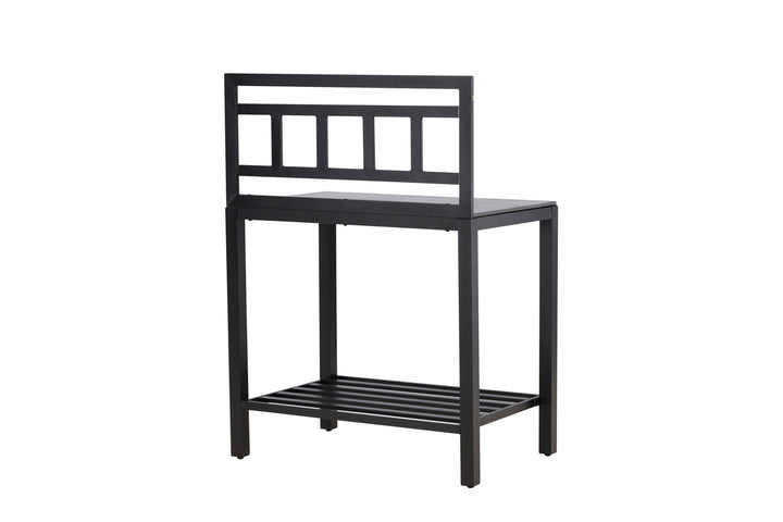 Venture Home Alicante garden kitchen table w/o hole black/fiber concrete