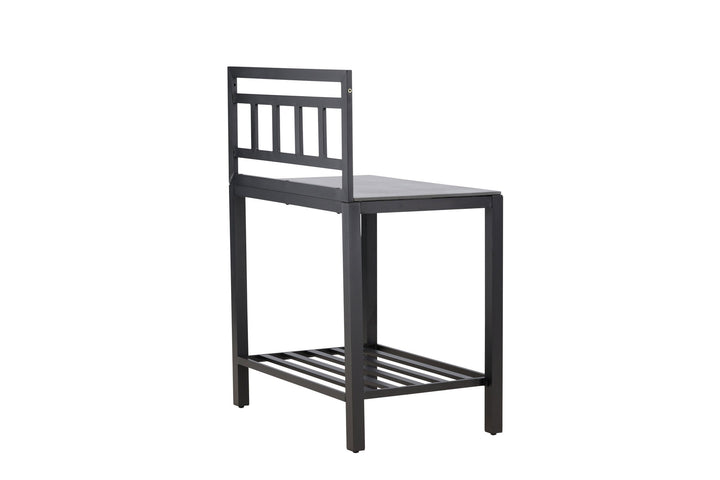 Venture Home Alicante garden kitchen table w/o hole black/fiber concrete
