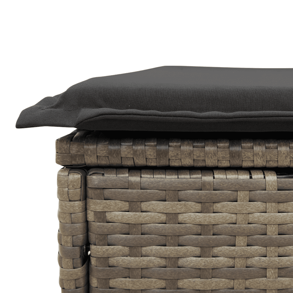 sofasæt til haven 13 dele med hynder polyrattan grå