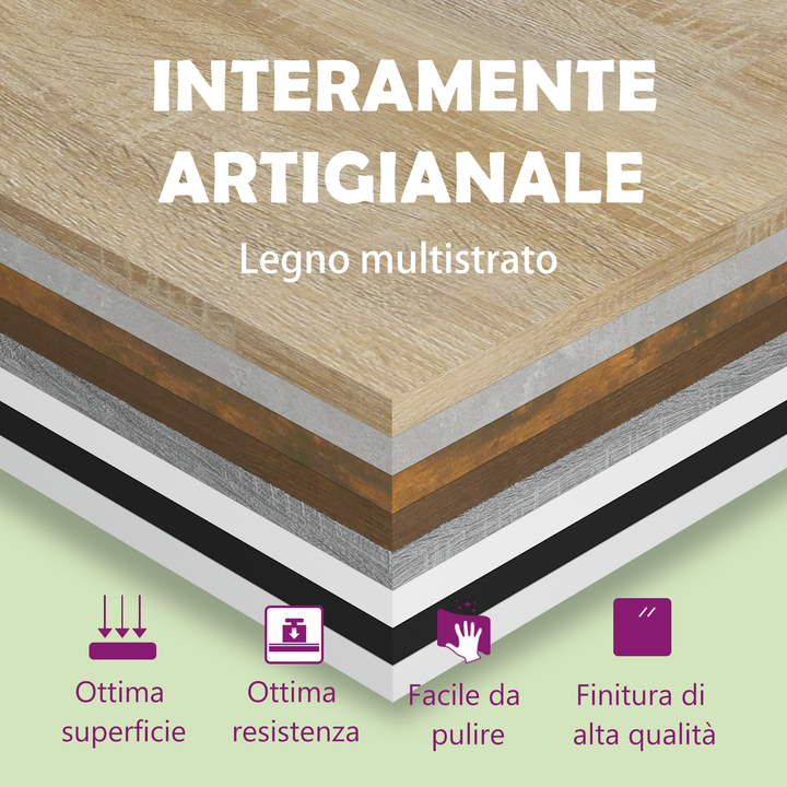 bogreol 80x30x76,5 cm konstrueret træ sort