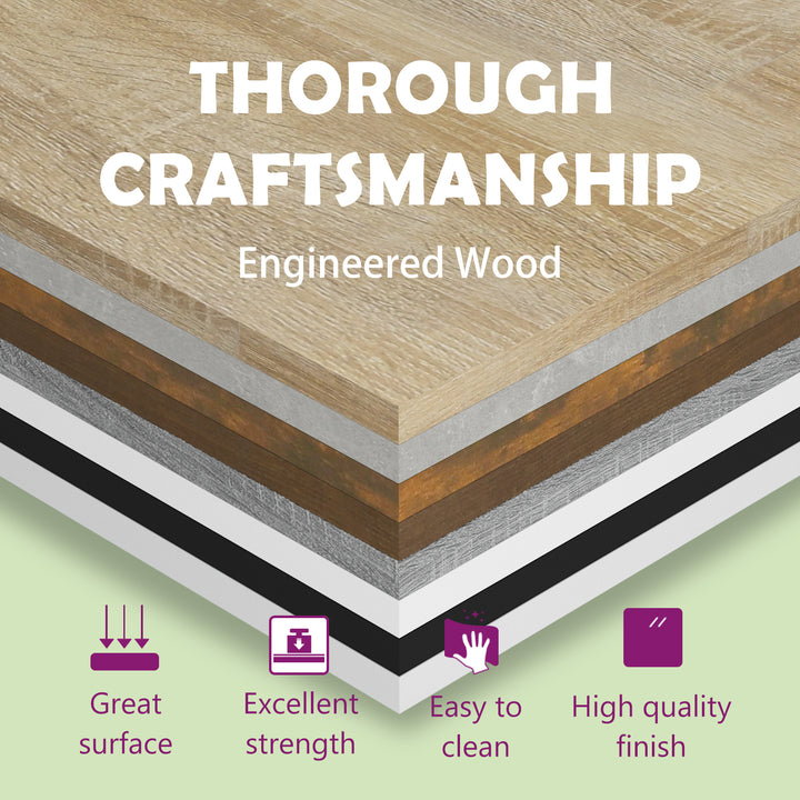 sengeskabe 2 stk. 50x32x60 cm sonoma-eg