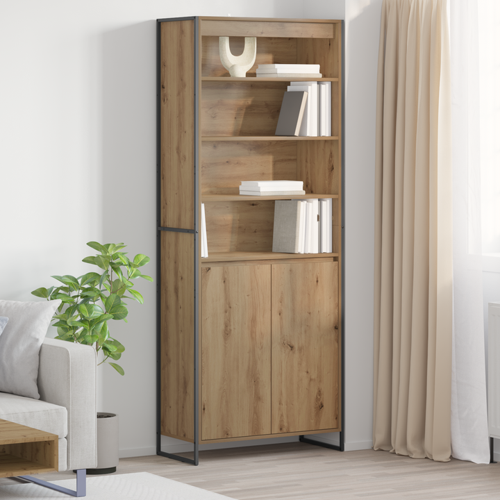Høje Skabe Artisan eg 79 x 36 x 200 cm Konstrueret træ