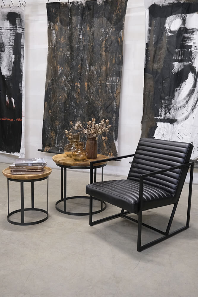 Trademark Living Tender loungestol - sort