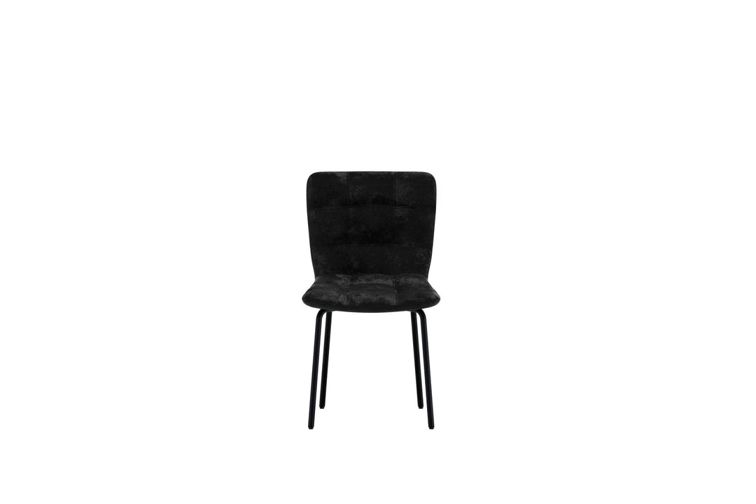 Venture Home Punsch Spisestol 2-pak - Sort / Sort Velour
