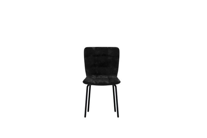 Venture Home Punsch Spisestol 2-pak - Sort / Sort Velour
