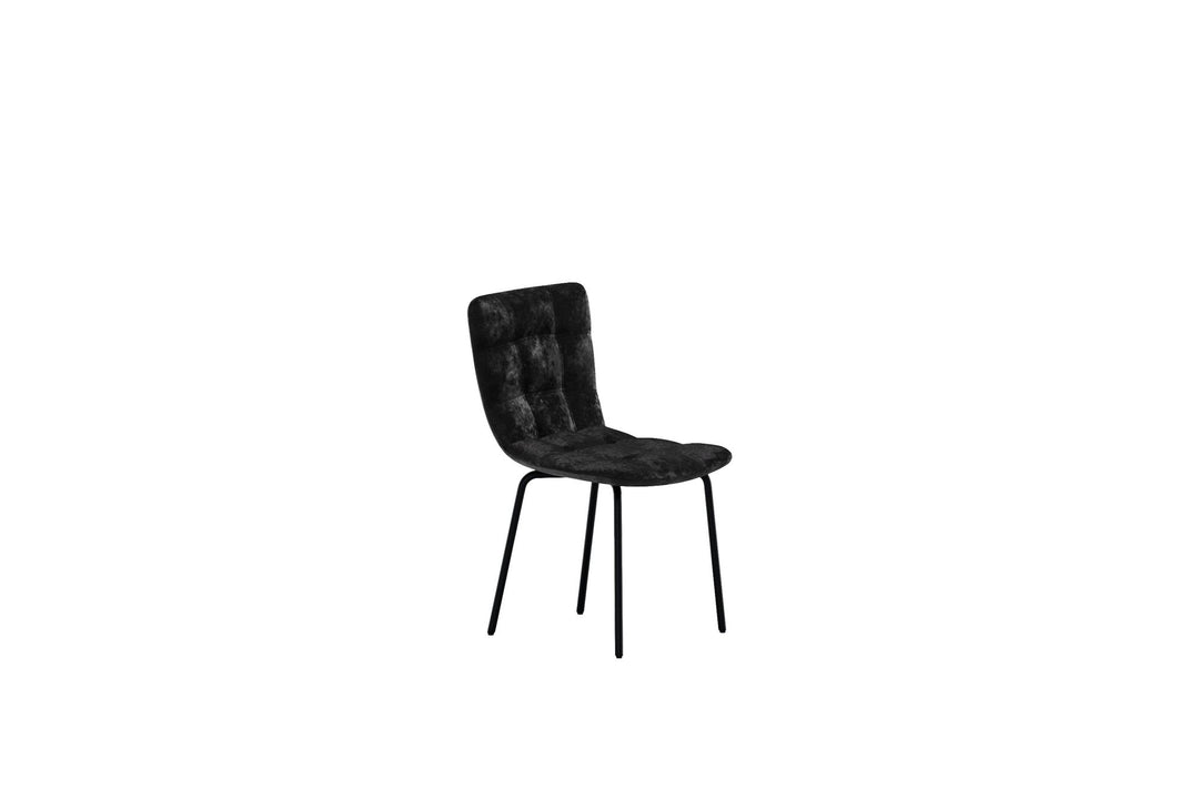 Venture Home Punsch Spisestol 2-pak - Sort / Sort Velour