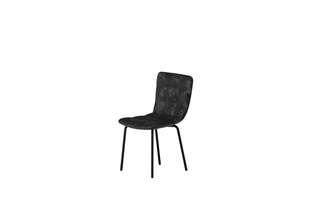 Venture Home Punsch Spisestol 2-pak - Sort / Sort Velour