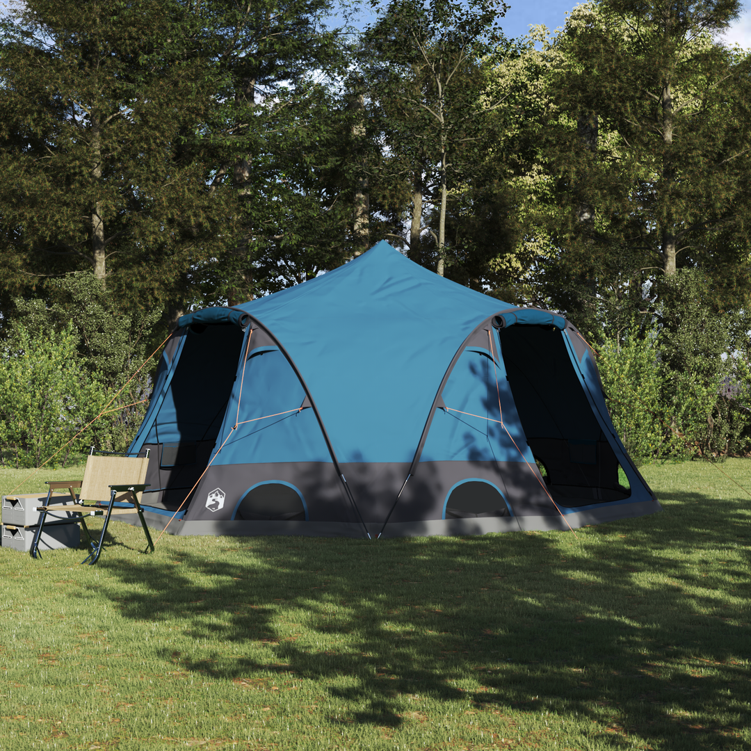 Dome Telt 4-Personer med tag Blå 505 x 450 x 248 cm