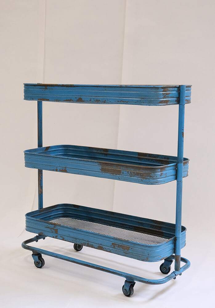 Trademark Living Vega rullebord - antikblå