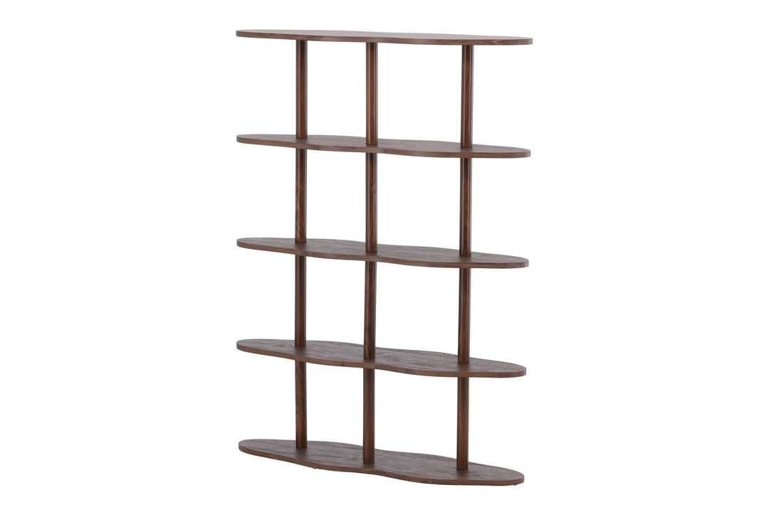 Vind Moln Bookcase 105x30x140 cm - MDF with Mocca 3D Paper