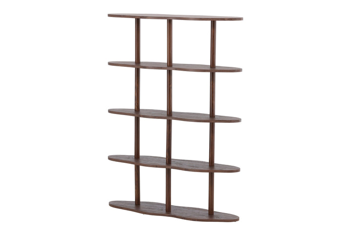 Vind Moln Bookcase 105x30x140 cm - MDF with Mocca 3D Paper