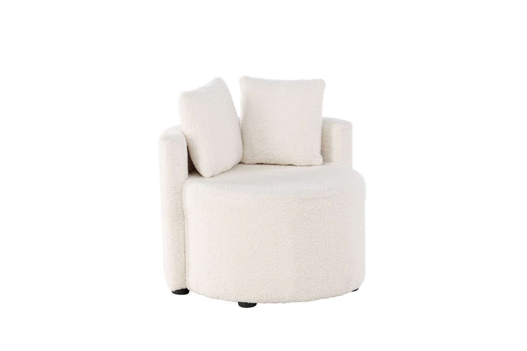 Venture Home Kelso Kids 2-seat Sofa - White / Teddy FSC 100%
