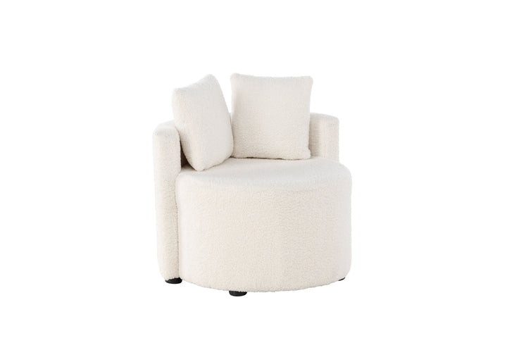 Venture Home Kelso Kids 2-seat Sofa - White / Teddy FSC 100%