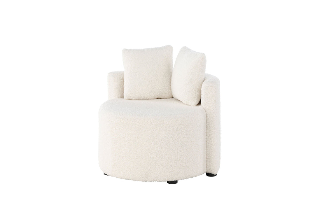 Venture Home Kelso Kids 2-seat Sofa - White / Teddy FSC 100%