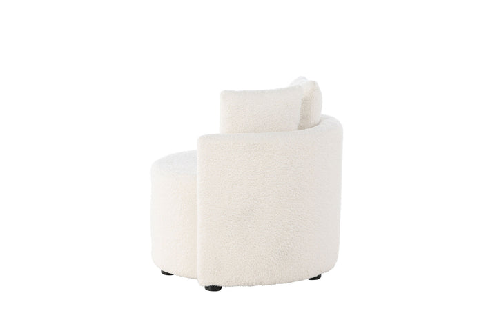 Venture Home Kelso Kids 2-seat Sofa - White / Teddy FSC 100%