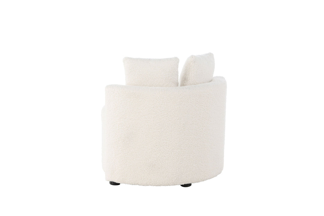 Venture Home Kelso Kids 2-seat Sofa - White / Teddy FSC 100%