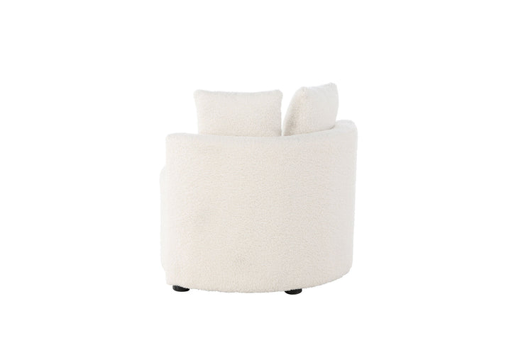 Venture Home Kelso Kids 2-seat Sofa - White / Teddy FSC 100%