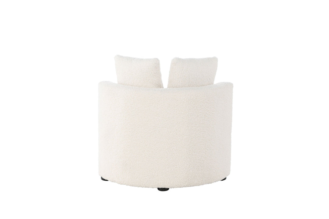 Venture Home Kelso Kids 2-seat Sofa - White / Teddy FSC 100%