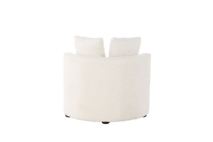 Venture Home Kelso Kids 2-seat Sofa - White / Teddy FSC 100%