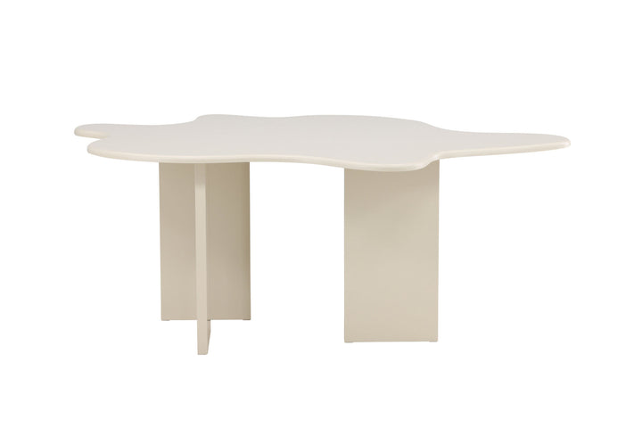 Vind Flower Dining Table 190x123x76 cm - MDF Beige Painting FSC 100%