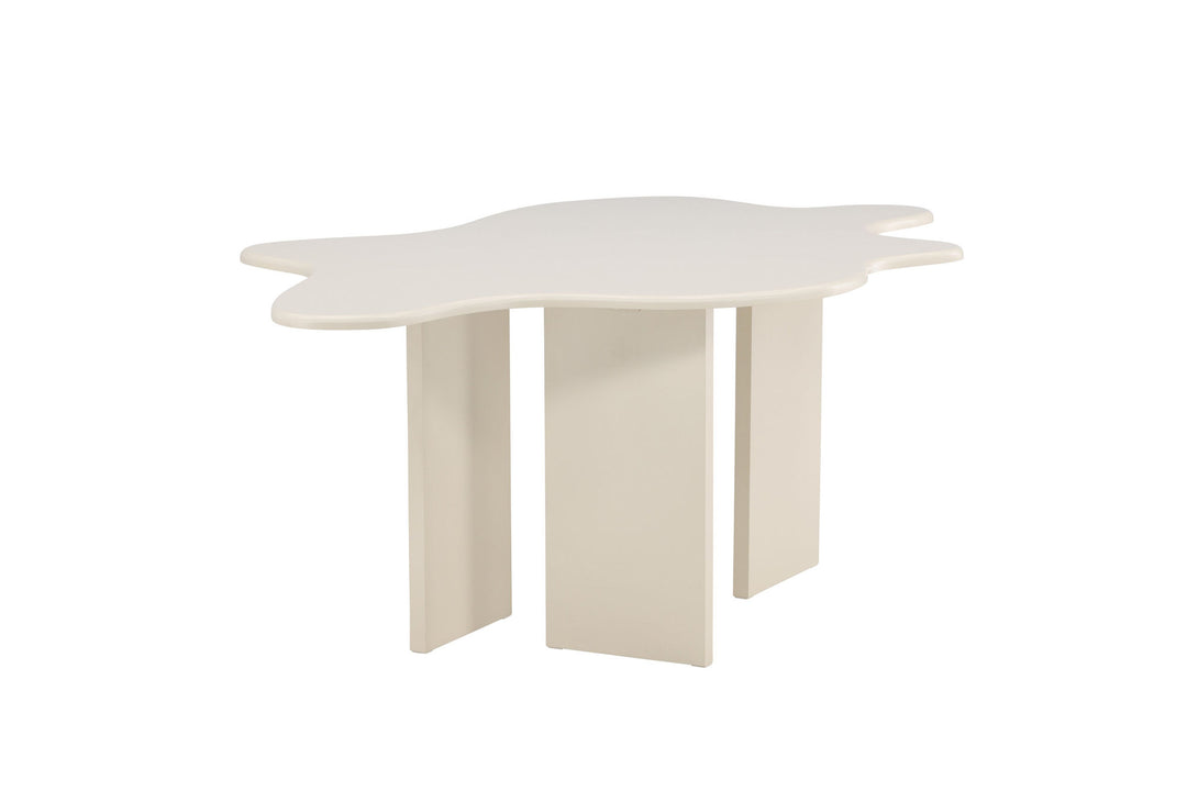 Vind Flower Dining Table 190x123x76 cm - MDF Beige Painting FSC 100%
