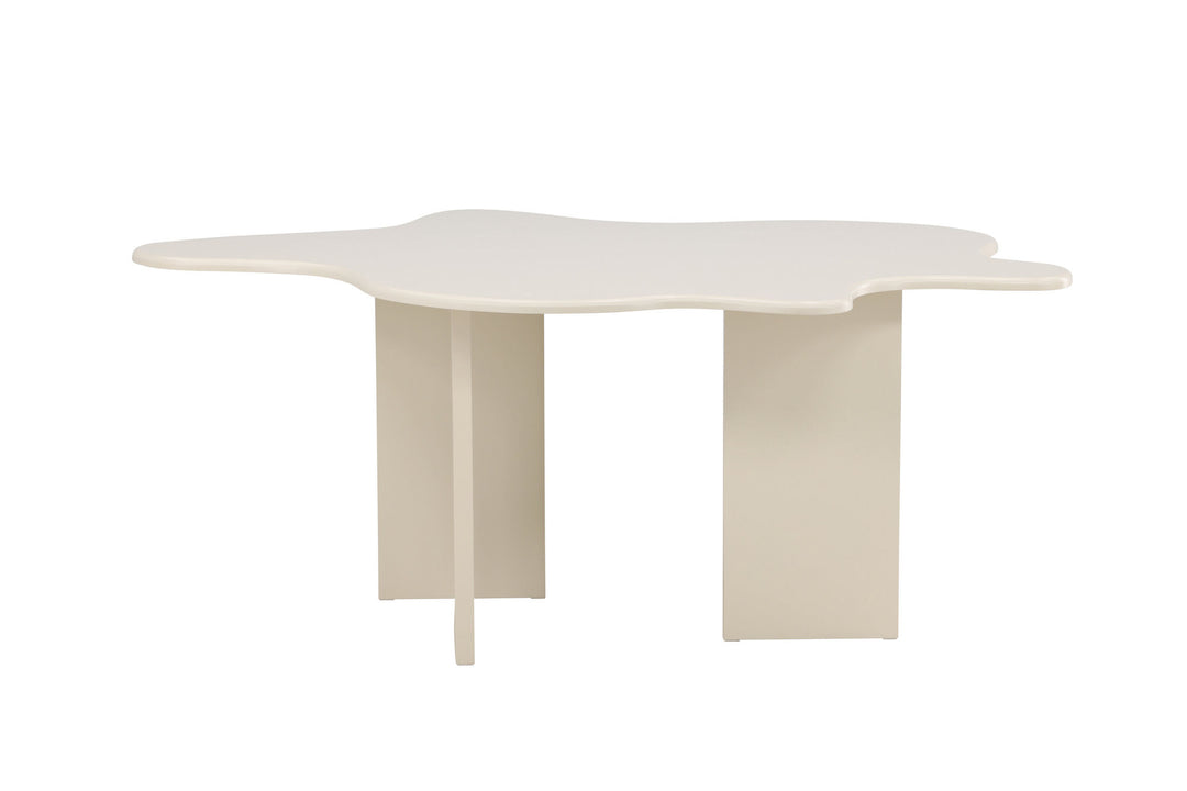 Vind Flower Dining Table 190x123x76 cm - MDF Beige Painting FSC 100%