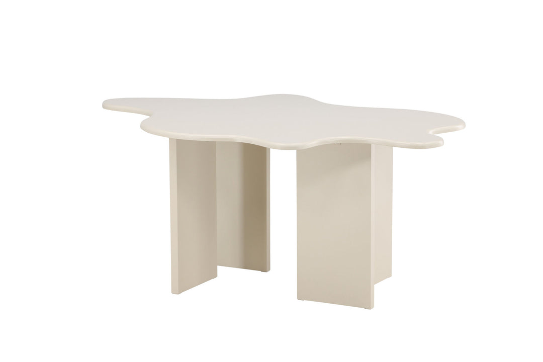 Vind Flower Dining Table 190x123x76 cm - MDF Beige Painting FSC 100%