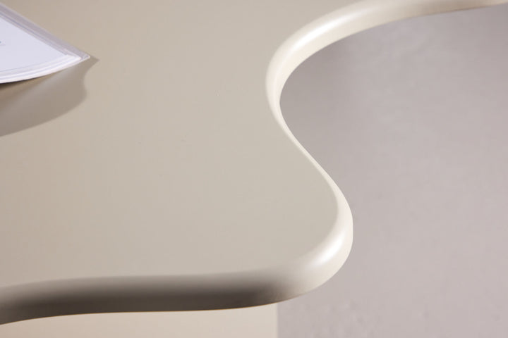 Vind Flower Dining Table 190x123x76 cm - MDF Beige Painting FSC 100%