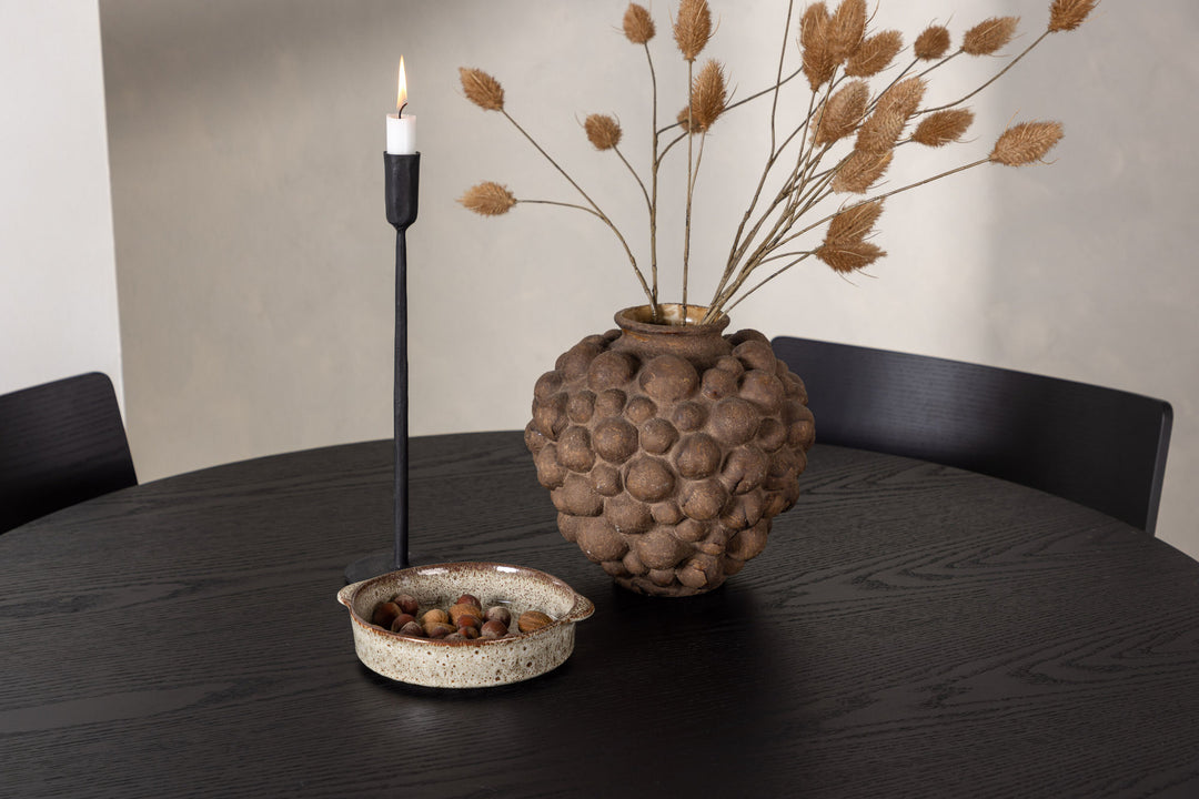 Venture Home OliviaDiningTable-Black/BlackVeneer+MontrosDiningChair-Natural/NaturalRubberwood_4