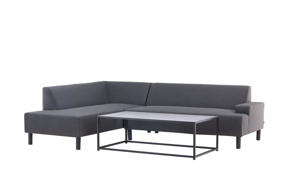 Venture Home Mecka Corner Sofa set with table / Dark Grey