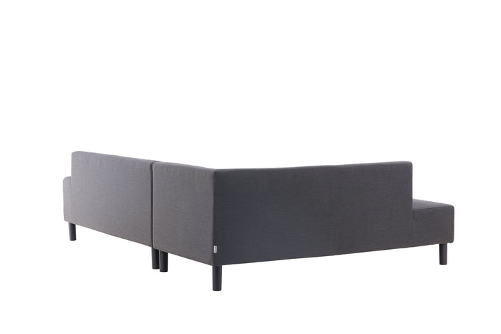 Venture Home Mecka Corner Sofa set with table / Dark Grey