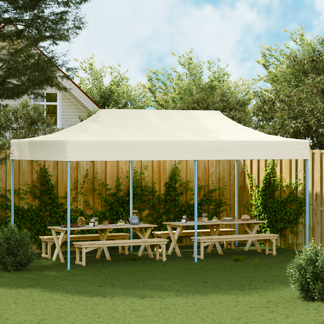 Party Tent Creme 291 x 580 x 315 cm Oxford stof
