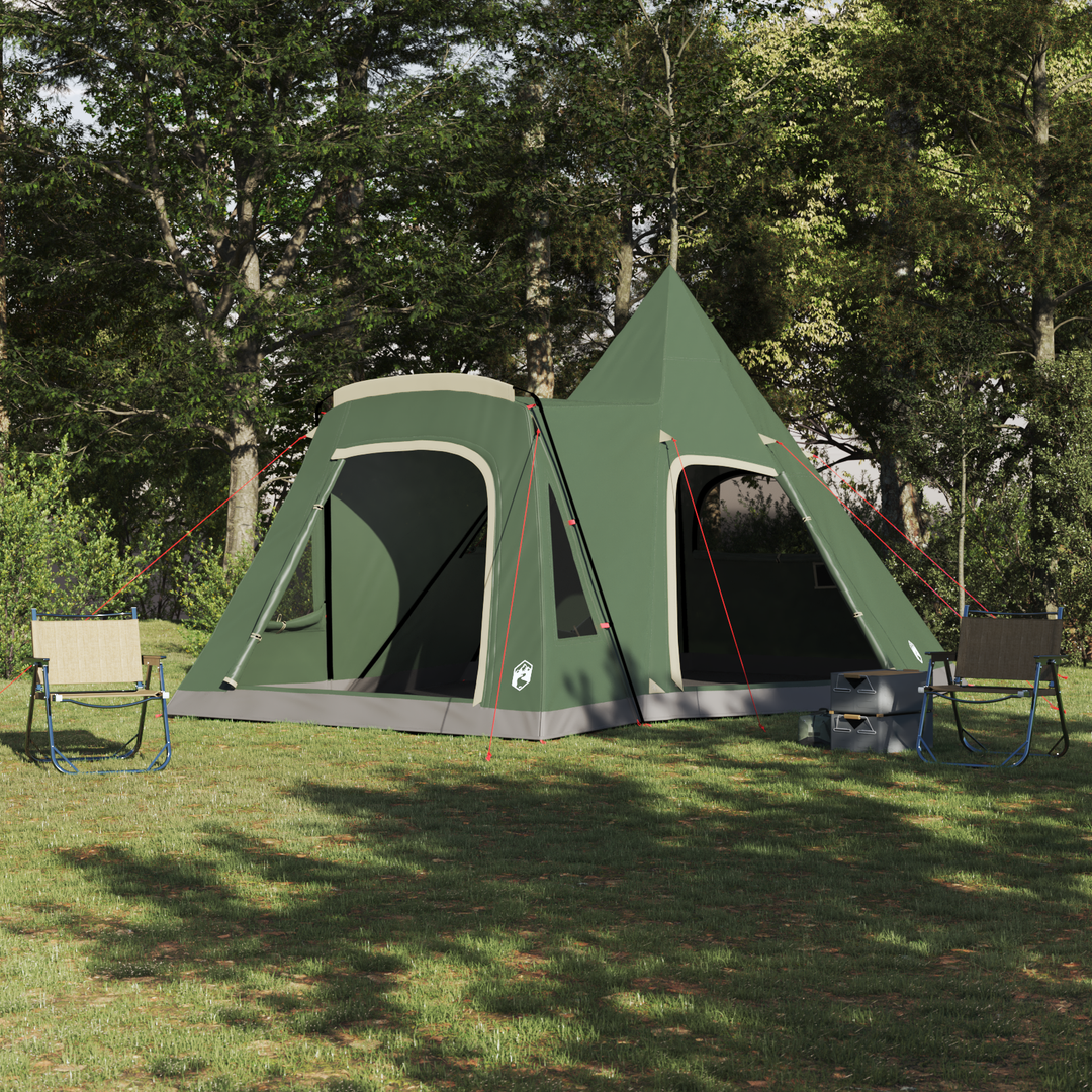Teepee Telt til 5 Personer med tag Grøn 545 x 450 x 295 cm