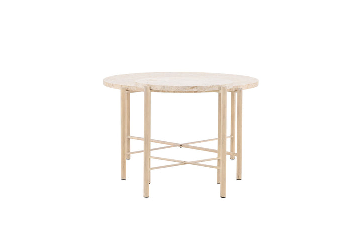 Vind Sandhamn Sofa Table ⌀70 + Sandhamn Sofa Table ⌀40  - Mactan / Beige
