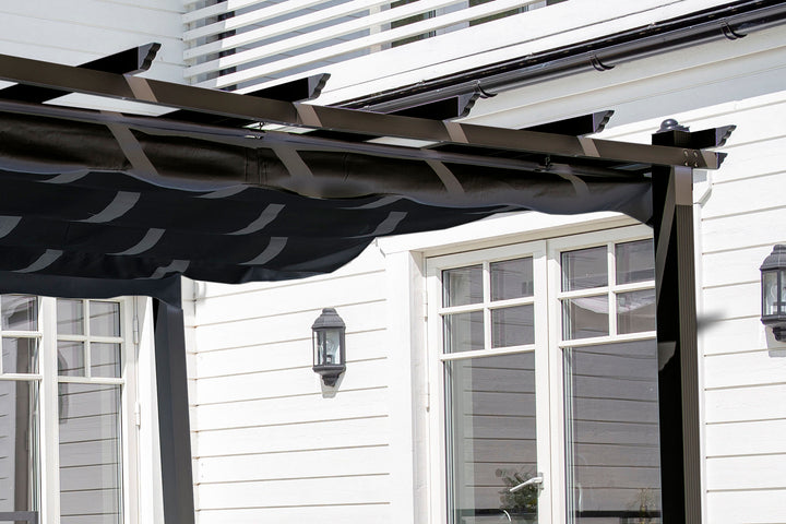 Venture Home Lazio Pergola - Black Alu / Black Fabric