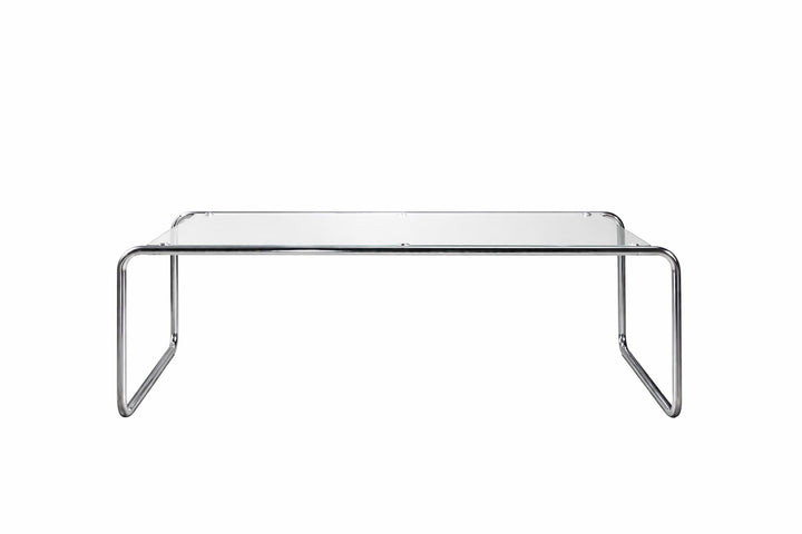 Venture Home Saturnus Sofabord 120x60x37,5 cm - Sølv Krom / Glas