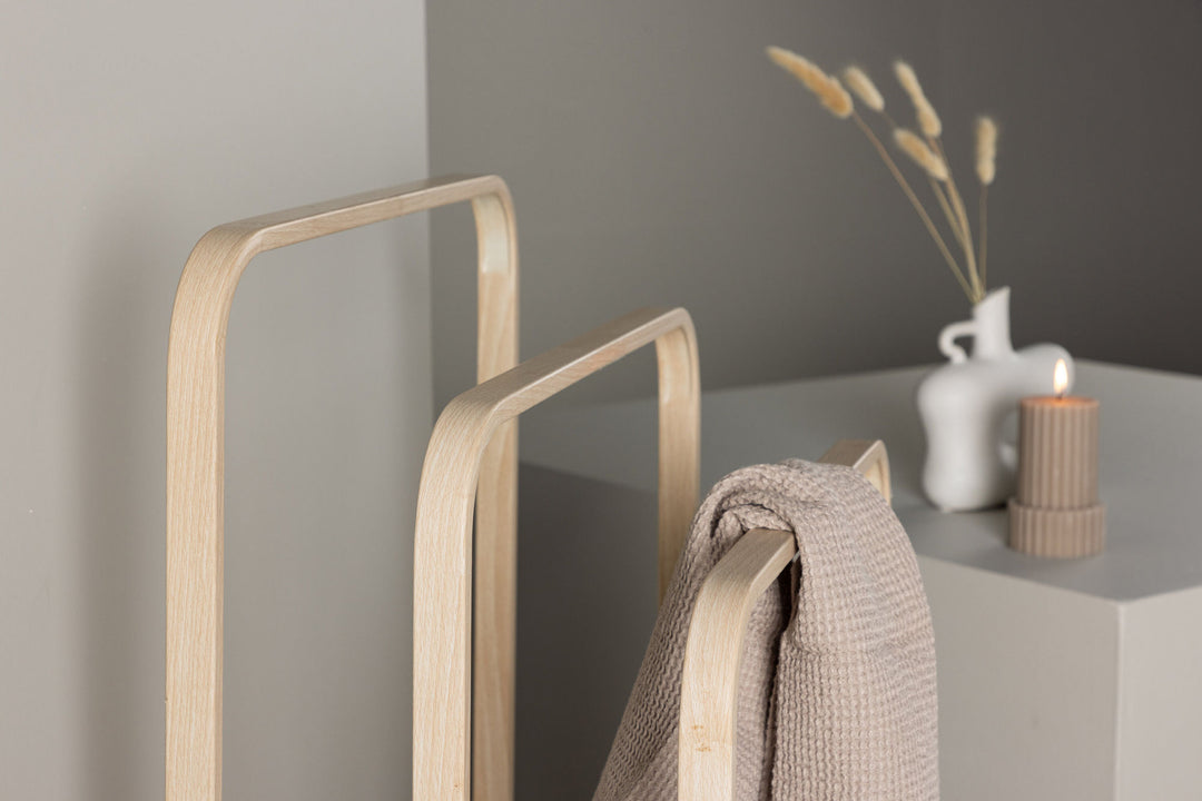Vind Drammen Clothing Hanger - Whitewash / Steel
