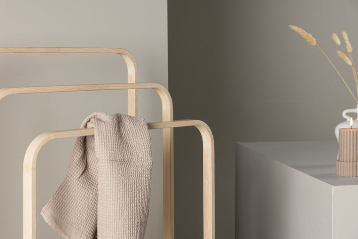 Vind Drammen Clothing Hanger - Whitewash / Steel