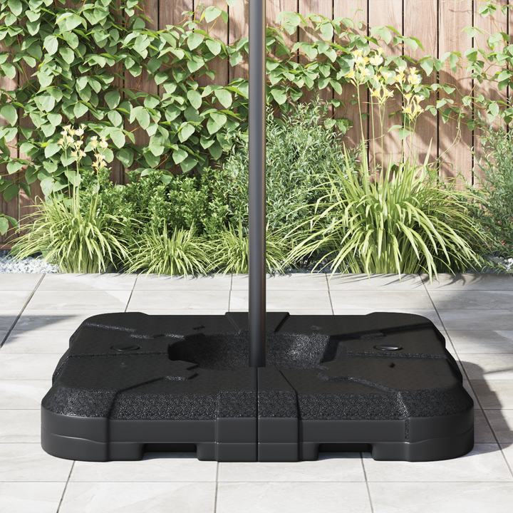 Cantilever parasolbase Sort 88,5 x 88,5 x 12 cm