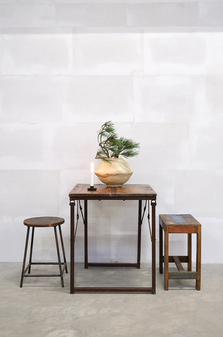 Trademark Living Umut skammel af genbrugstræ