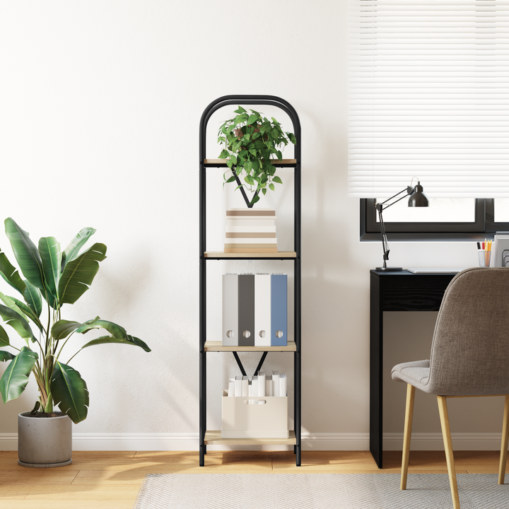 Bogreol Sonoma eg 40 x 30 x 146 cm Konstrueret træ