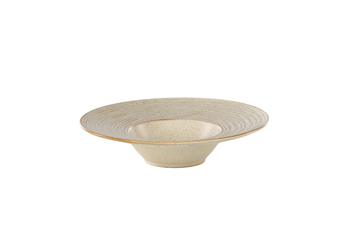 Venture Home Active Pasta Bowl 2-pack - Beige/Black Dots - 26*6cm